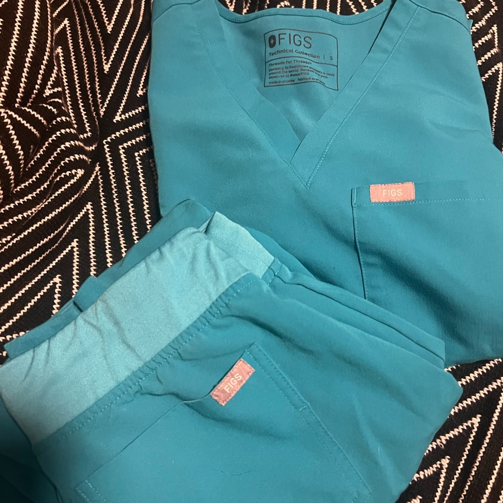 Figs full set—turquoise